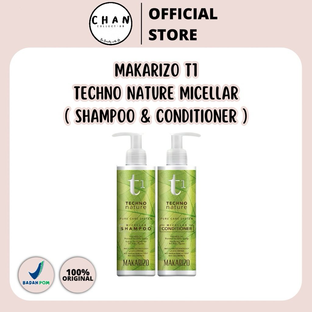 MAKARIZO t1 TECHNO NATURE MICELLAR SHAMPOO & CONDITIONER