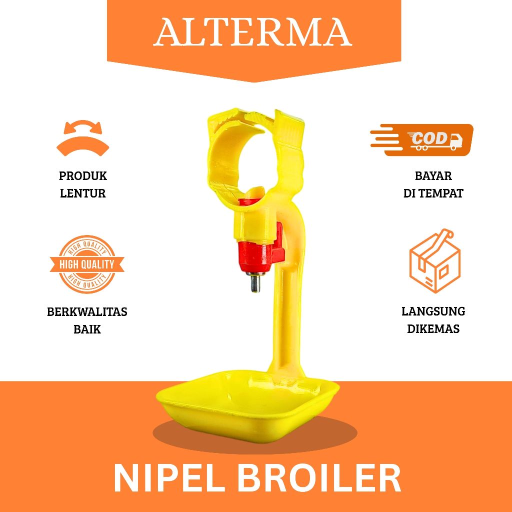 Nipel Ayam Broiler - Untuk Pipa 3/4" Untuk Tempat Minum Ayam Broiler