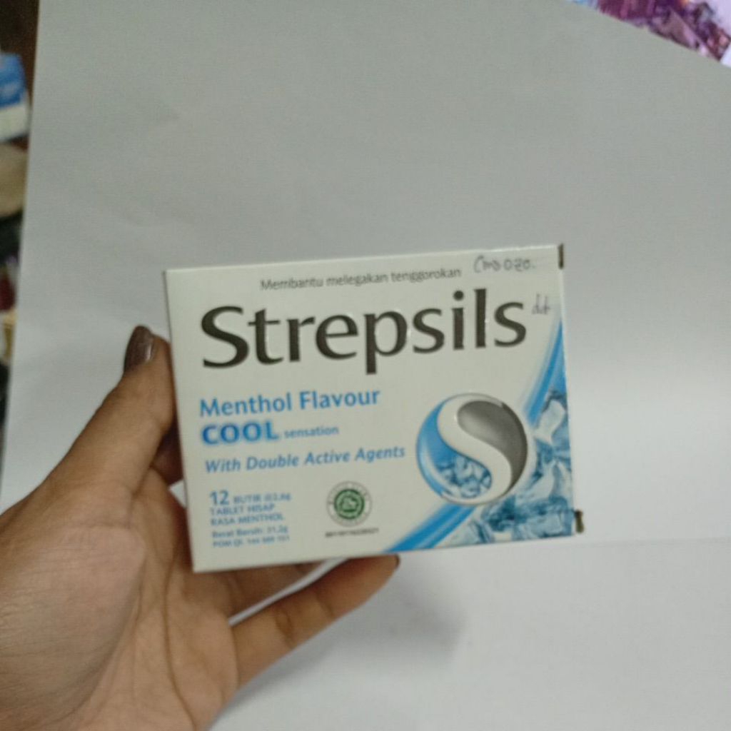 

strepsil cool 1 box isi 12 butir