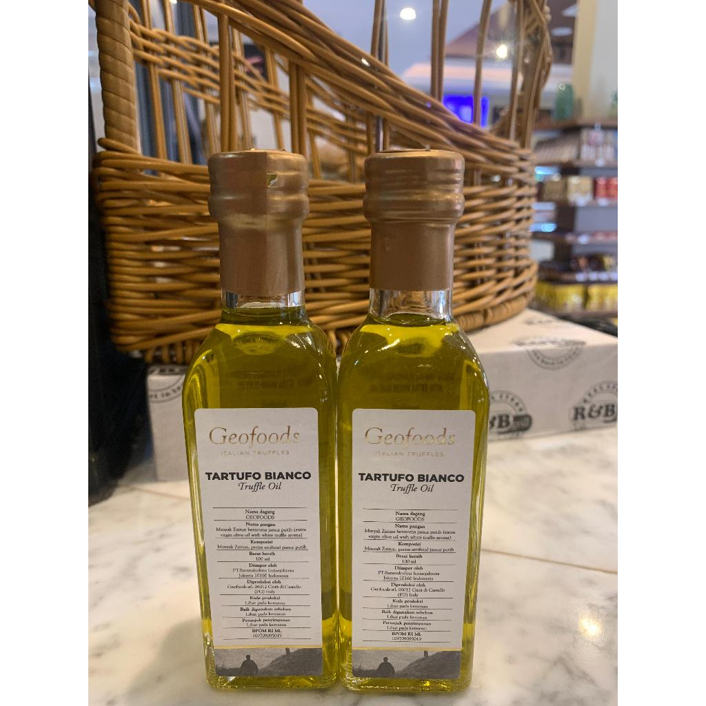 

Geofoods Tartufo Bianco White Truffle Oil 100 ml | Minyak Zaitun Beraroma Jamur Putih 100 ml