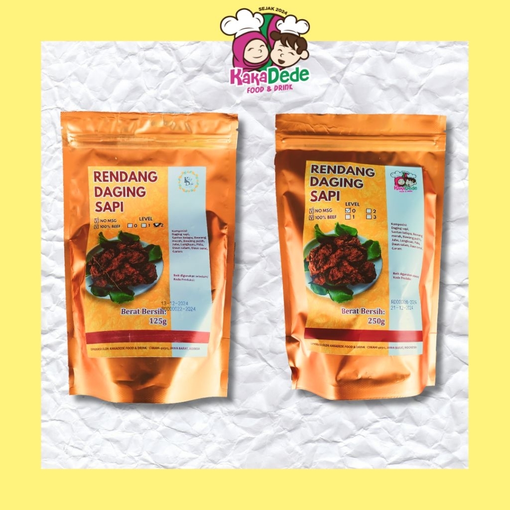 

(PRE-ORDER) Rendang Sapi Sitanang Rendang Daging Sapi siap saji