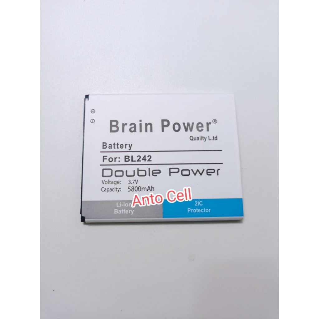 Baterai batre BL242 A6000 A6000d40 A6600d40 A6010 A6600 plus BL-242 dobel power