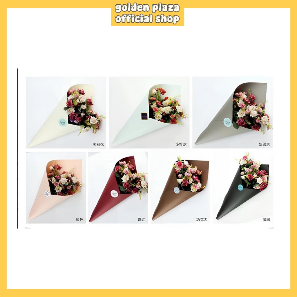 

Flower Wrapping Cellophane Round Lingkaran Kertas Buket Bunga Round Lingkaran Florist KB6318