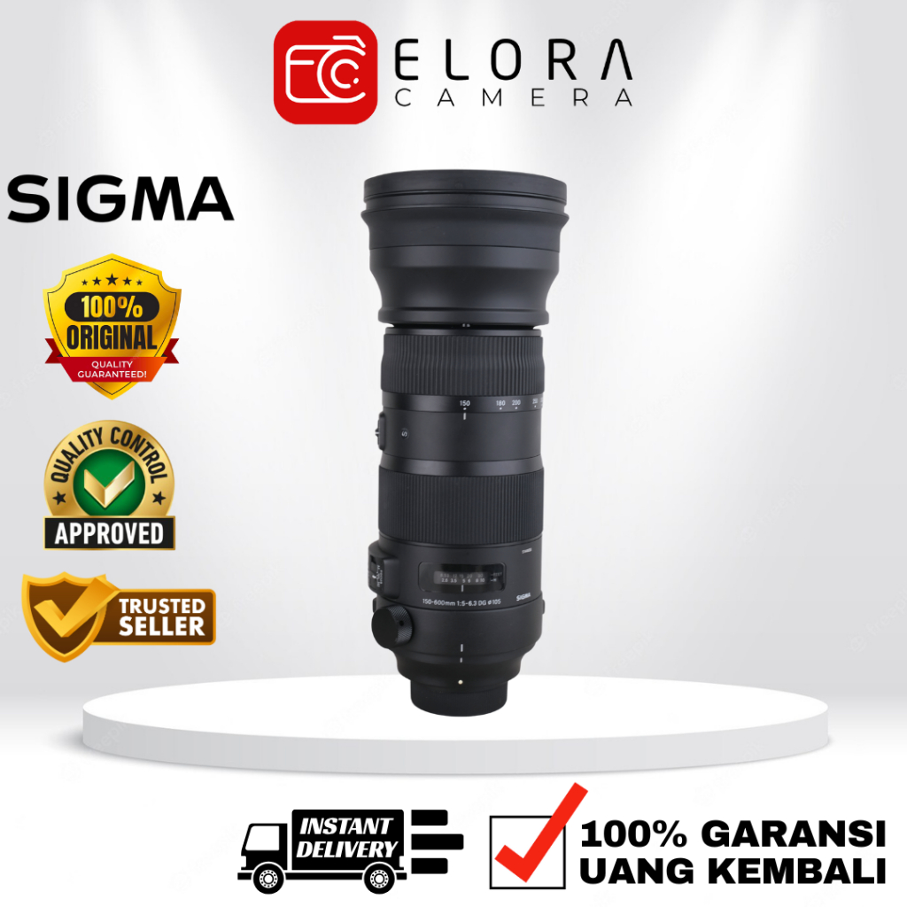 Sigma 150-600mm F5-6.3 DG For Nikon / Lensa Sigma 150-600 mm F 5-6.3 DG For Nikon