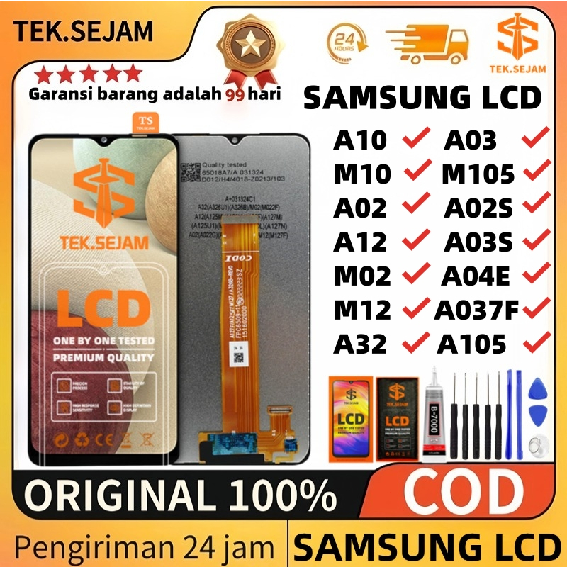 Samsung LCD A02/A12/M02/M12 A127F/A32 5G/A10/M10/A105/M105/A02s/A03s/A03/A04E Original Touchscreen