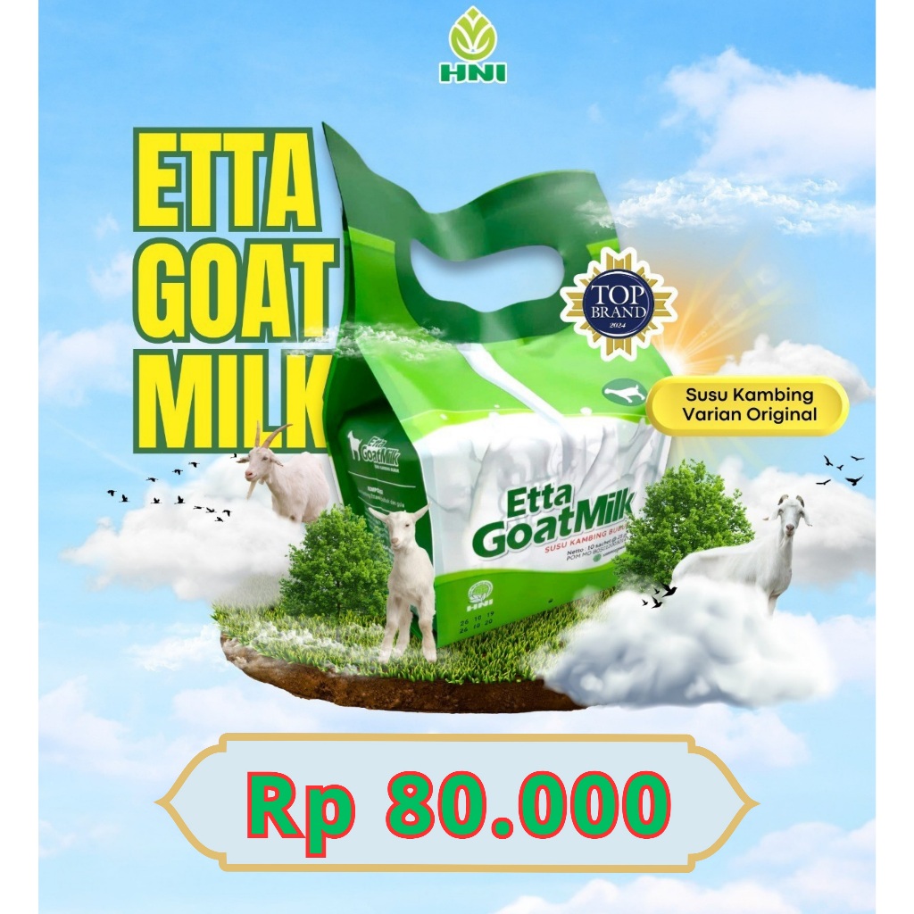 

ETTA GOAT MILK (EGM) ORIGINAL | Susu Kambing Bubuk