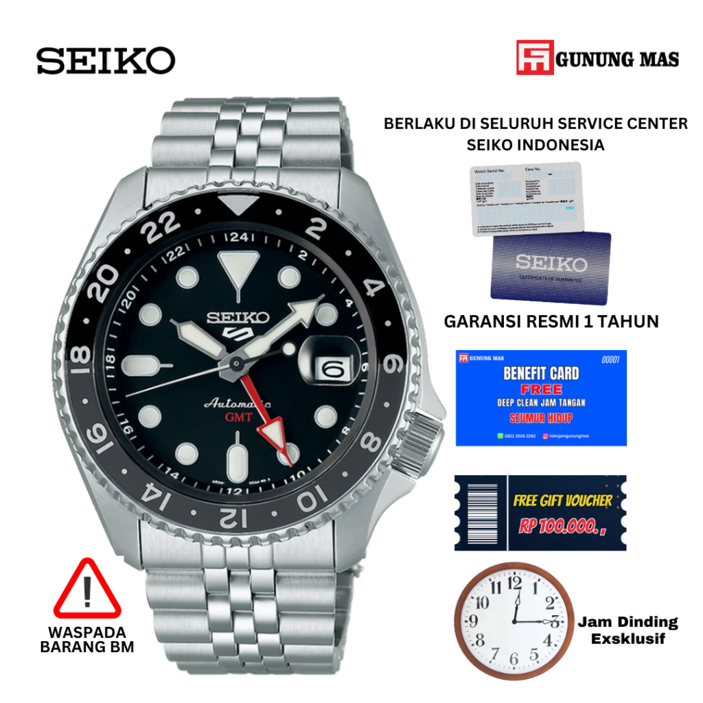 Jam Tangan Pria Tali Rantai Seiko SSK001K1 Original 100%