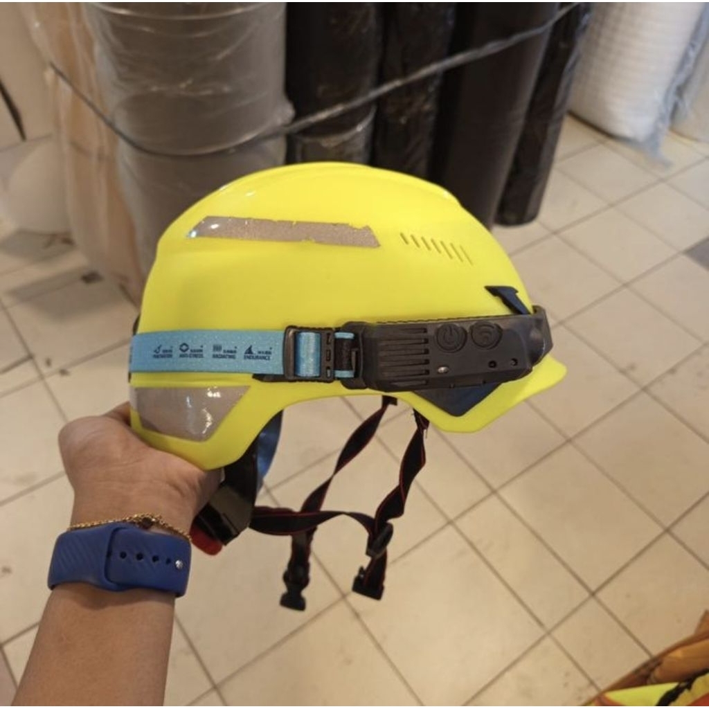 Headlamp Helm Safety / Senter kepala 2 mode / Senter Helm Proyek