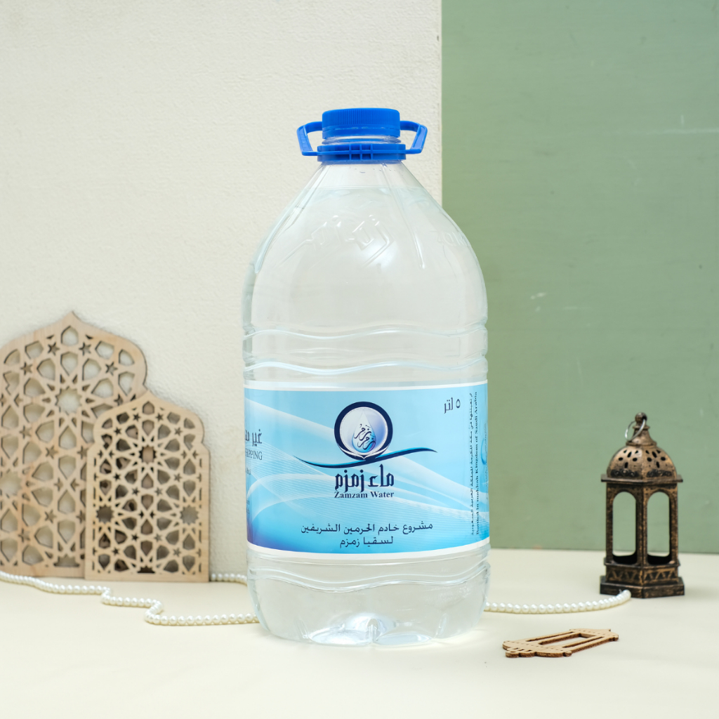 

Air Zam-Zam 5 Liter Murni, Air Suci dari Tanah Suci, Air Berkah Asli Mekkah untuk Kesehatan