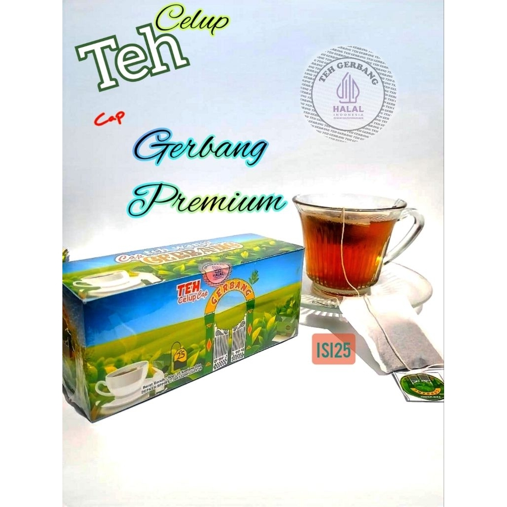 

Teh celup melati Cap gerbang premium wangi sepet Kental hangat khas solo