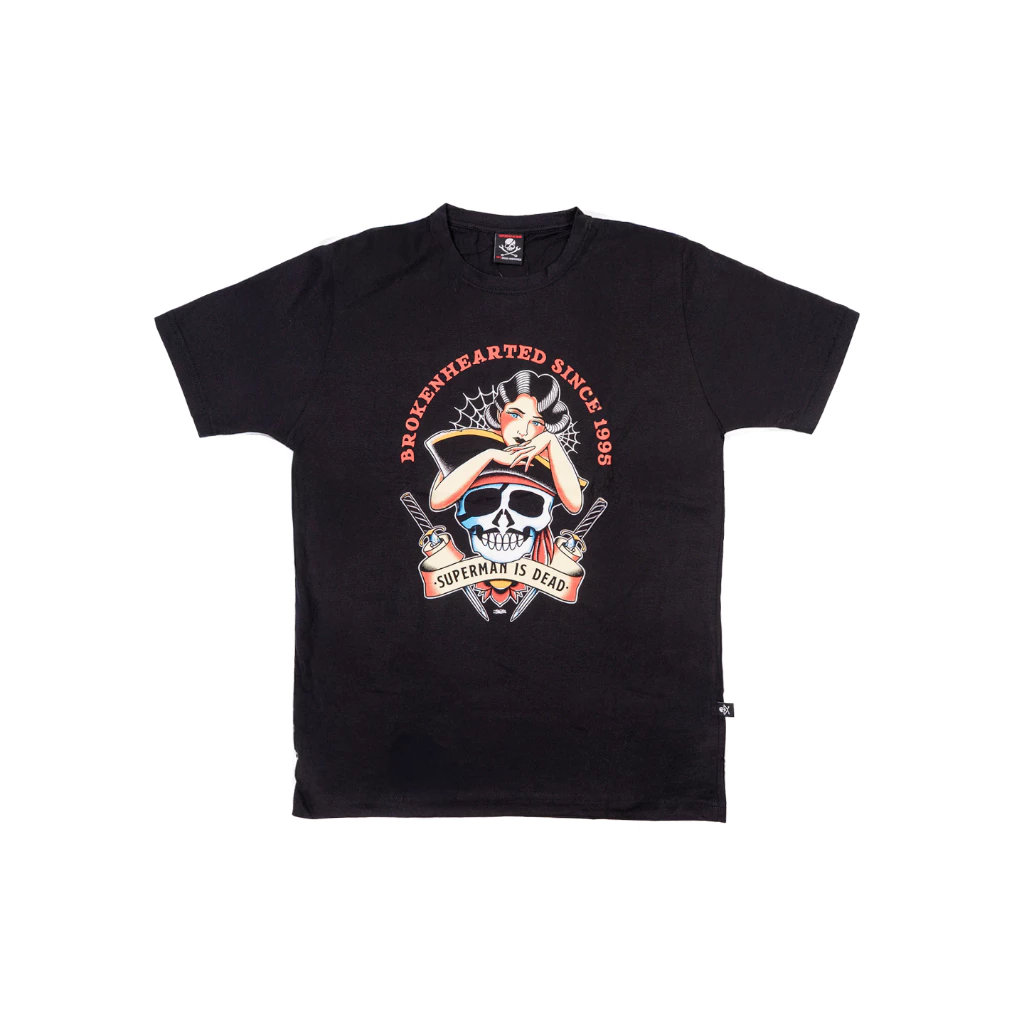 Kaos Merch SID "BROKEN HEARTED SINCE 1995" T-Shirt Superman Is Dead | Unisex