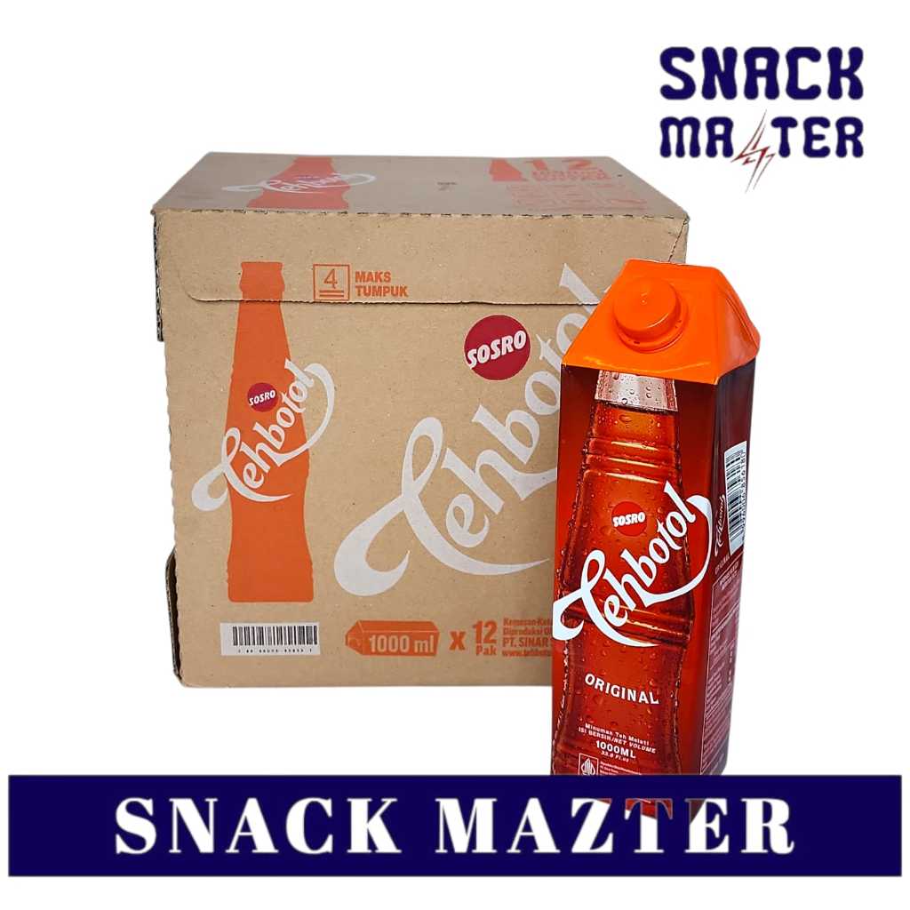 

Teh Botol Sosro - 1 Liter x 12 pcs