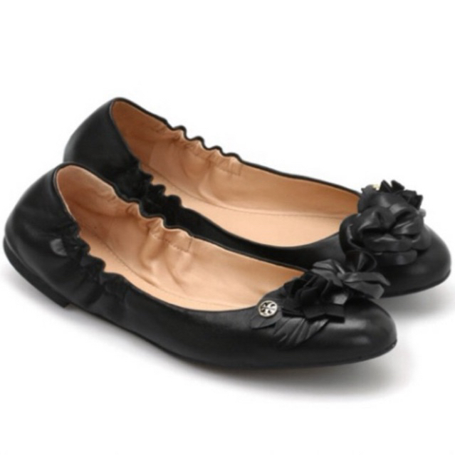 Sepatu Wanita TORY BURCH Blossom Ballet Flat Shoes Preloved