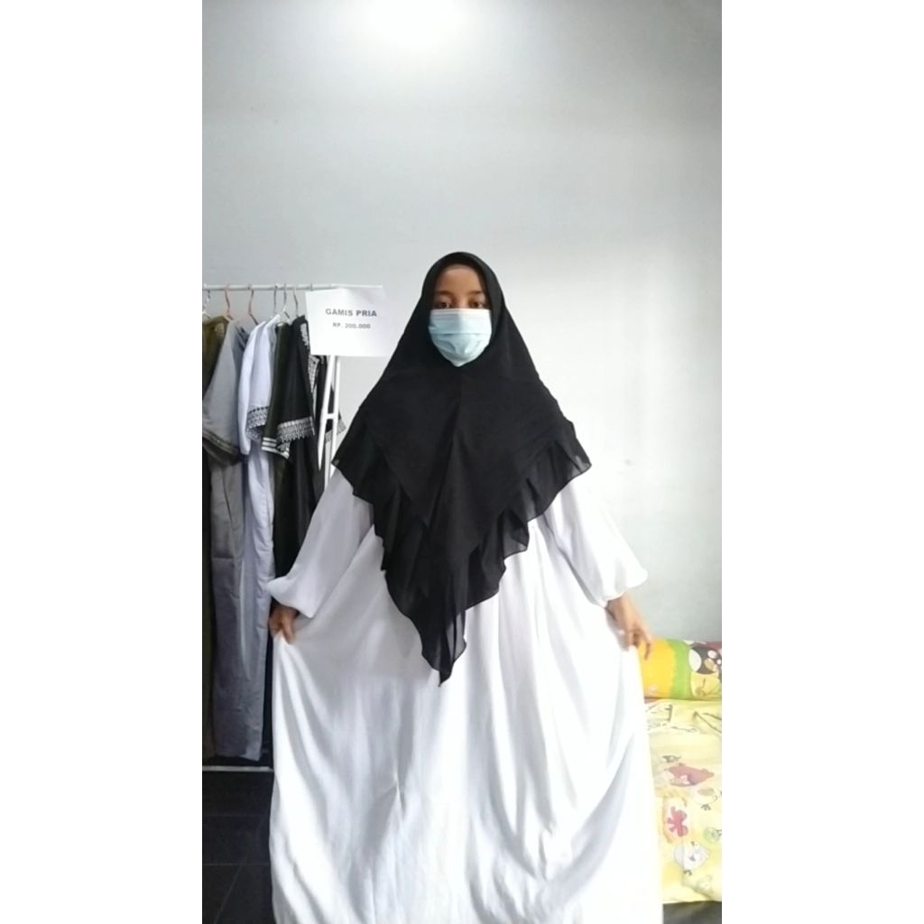 setelan gamis wanita dewasa bekas pakai kondisi bagus