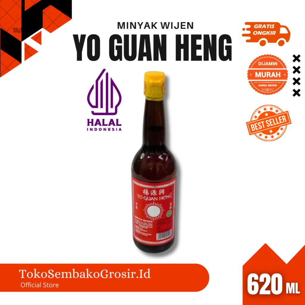 

Minyak Wijen Yo Guan Heng 620ml ORIGINAL