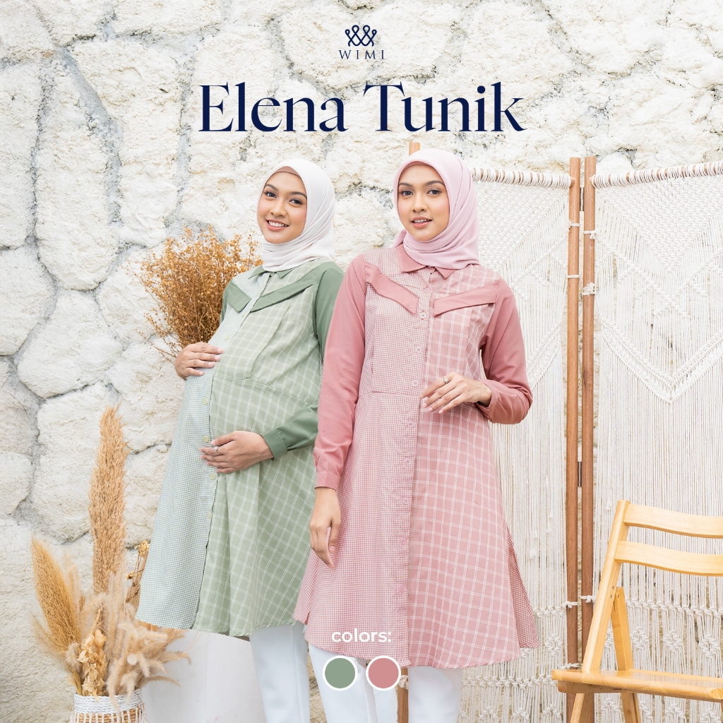 Wimi.id Elena Tunik | Baju Ibu Hamil dan Menyusui