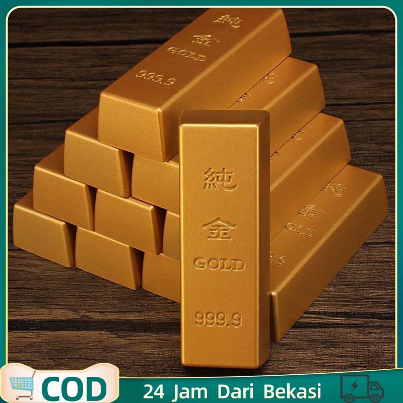 Emas Batangan Dummy Emas Batangan Miniatur Emas Batangan Mainan Gold