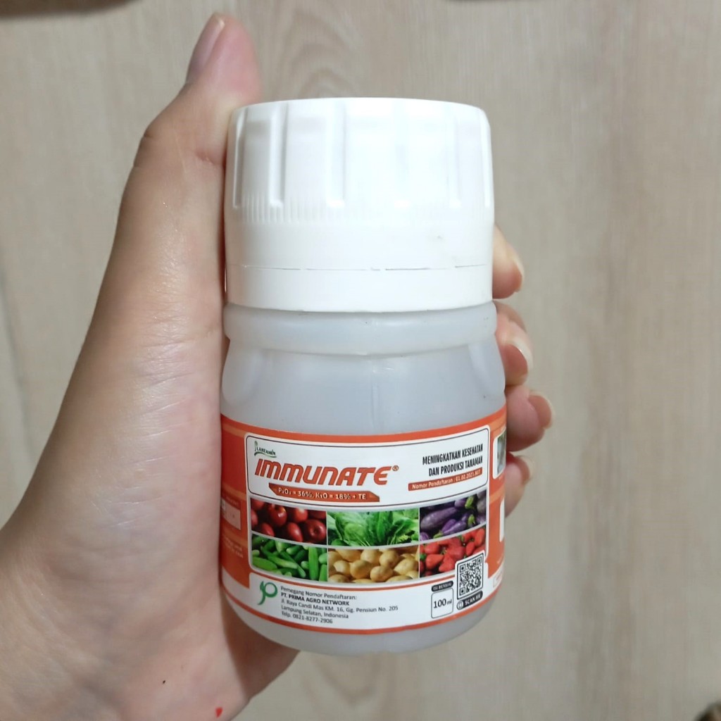 IMMUNATE  100 ml Pupuk Cair  P2O5: 36% - K2O: 18% + TE