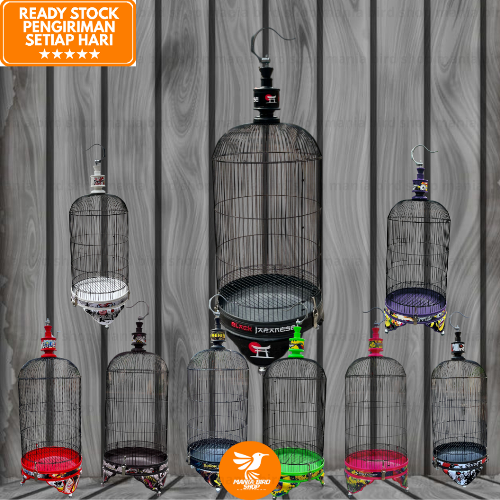 KANDANG KAPSUL KANDANG LOVEBIRD SANGKAR KAPSUL LOVEBIRD FINISHING DECAL FULLSET PION DAN GANTUNGAN L