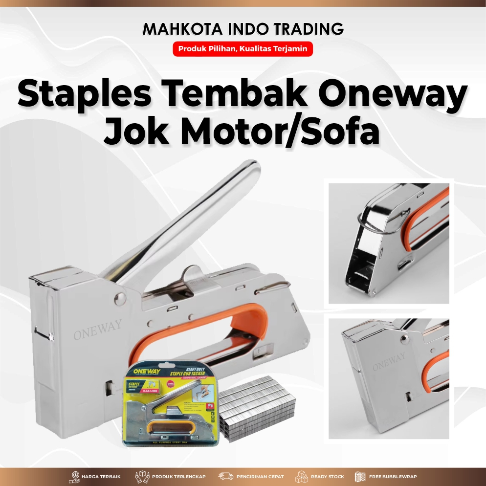 

Staples Tembak Staple Tacker Jok Motor Stepler Tembak Serba Guna Besi Kuat Solid