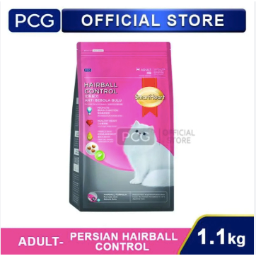 Smartheart cat Persian Hairball Control Care 1,1 kg / Skin and Coat Care 1,1 kg makanan kucing samar