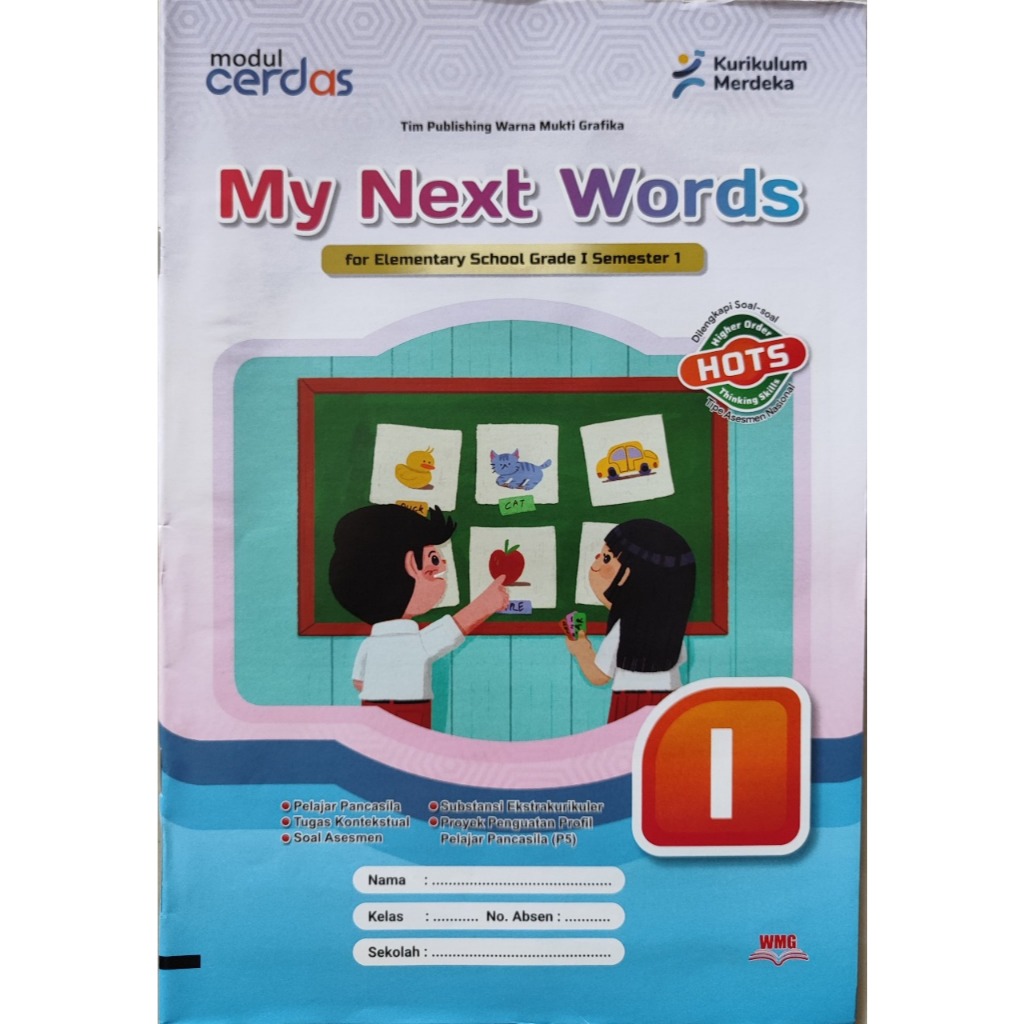 LKS CERDAS Bahasa Inggris Kelas 1 SD/MI Edisi 2025