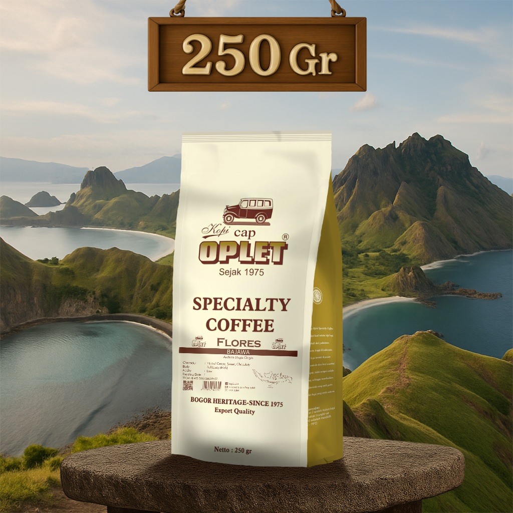 

KOPI OPLET SPECIALTY COFFEE – FLORES BAJAWA (ARABIKA) - 250 gram