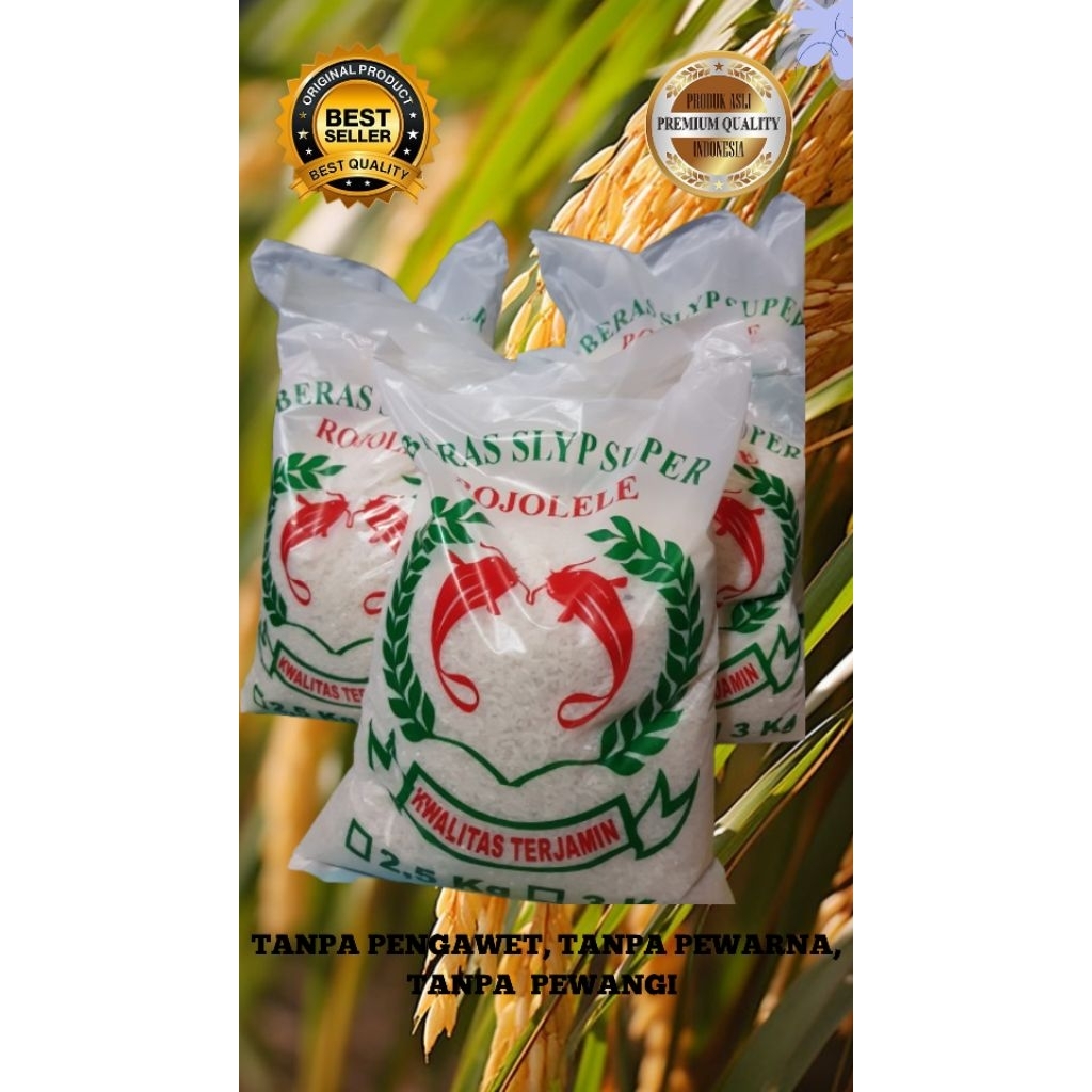 

Beras Rajalele tanpa pengawet, tanpa pemutih dan tanpa pewangi