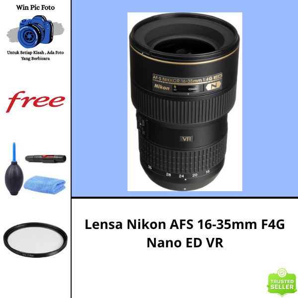 Lensa Nikon AF-S 16-35mm f4G Nano ED VR / Lens Nikon