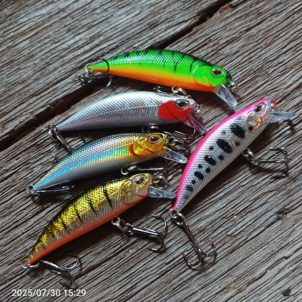 minnow replika ryuki minnow singking 5cm berat 5gr