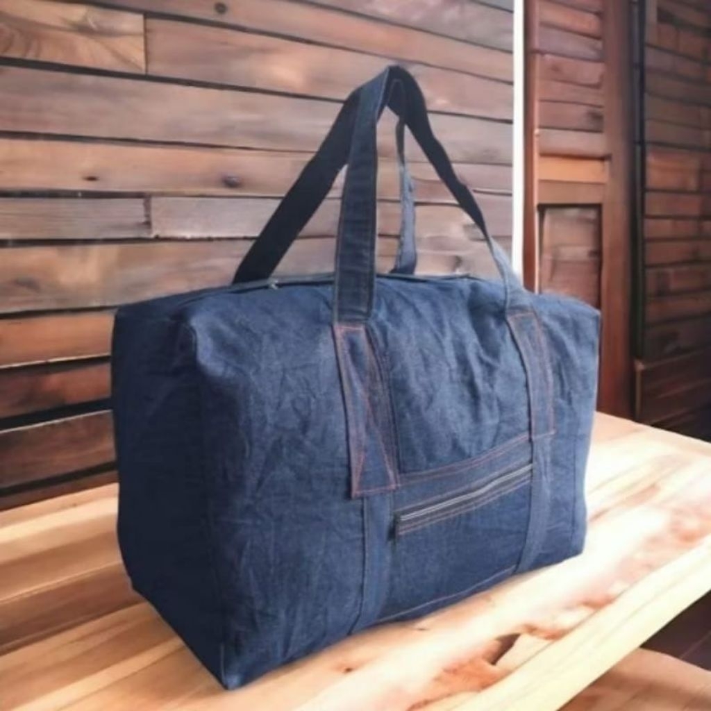 Tas Mudik Ukuran JUMBO Bahan Levis Tas Barang Terlaris