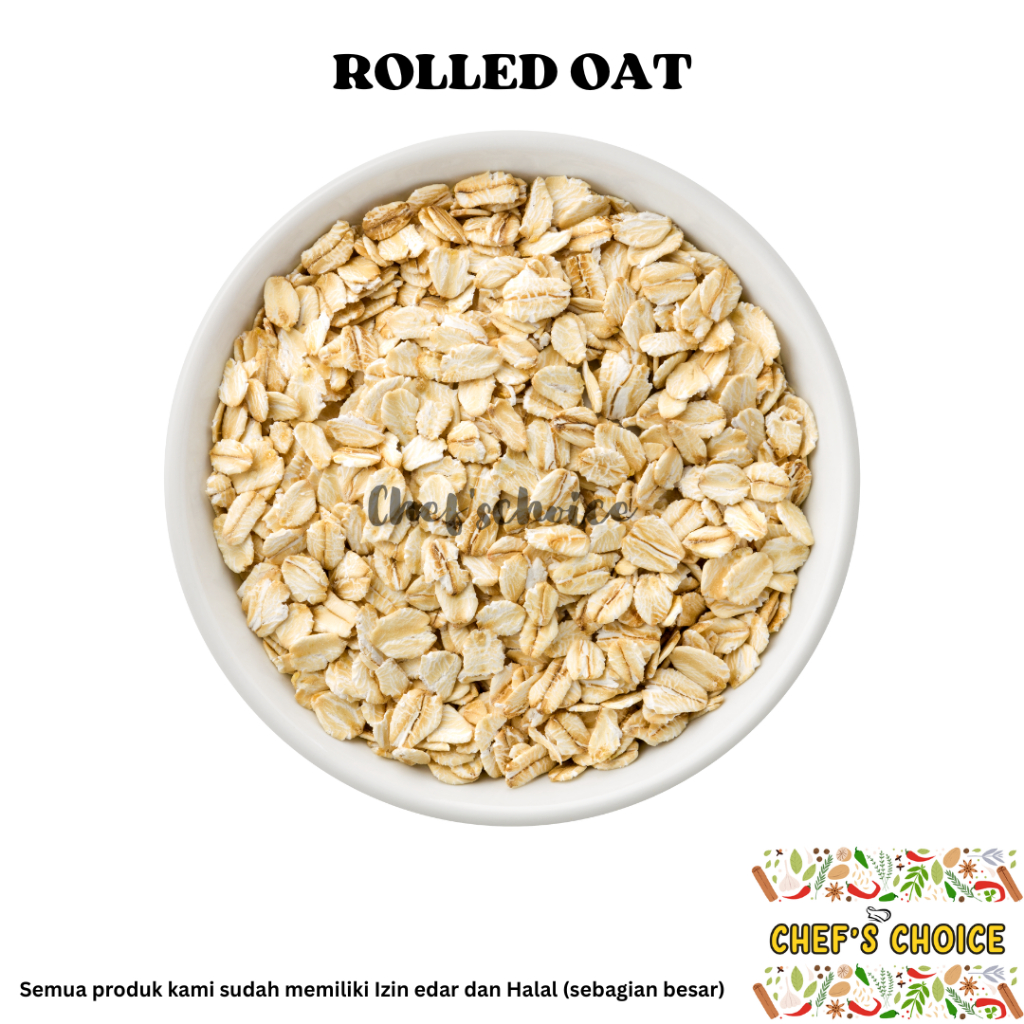 

Rolled Oat 500 gr / Oat / Old Fashioned Oats / Gandum Kasar