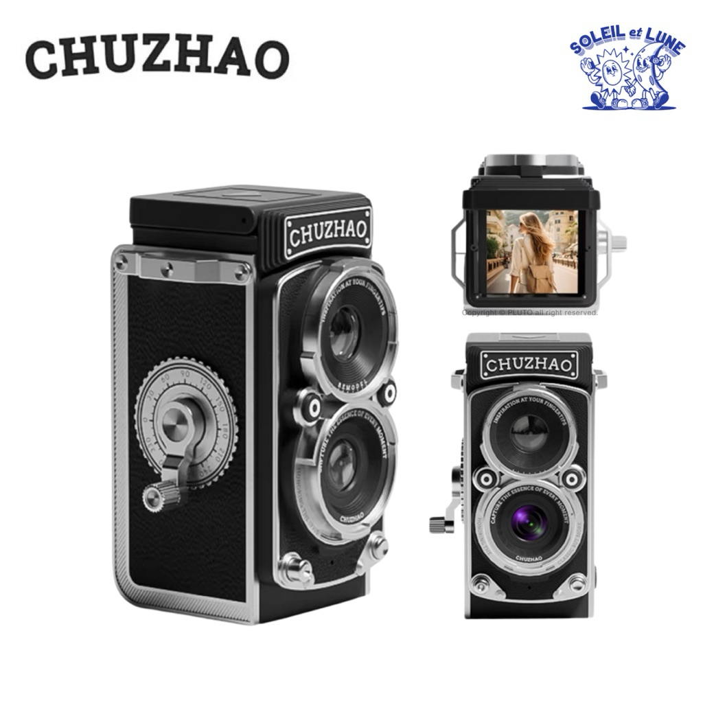 Chuzhao Digital Twin-Lens Reflex TLR Vintage Mini Camera