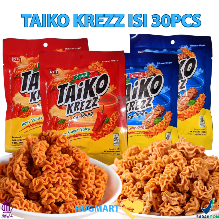 

TAIKO KREZZ GURIPANG ISI 30PCS SWEET SPICY & SAPI PANGGANG