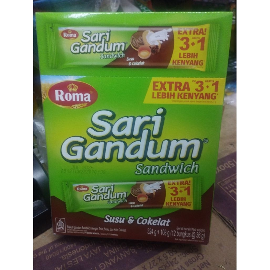 

Roma Sari Gandum box @12
