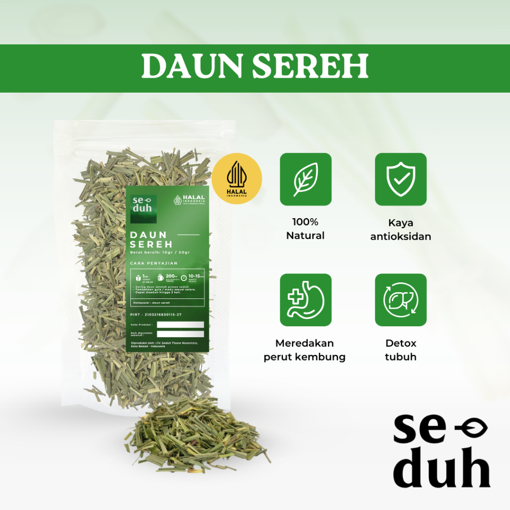 

Seduh Lemongrass Tea / Teh Sereh / Herbal Leaf