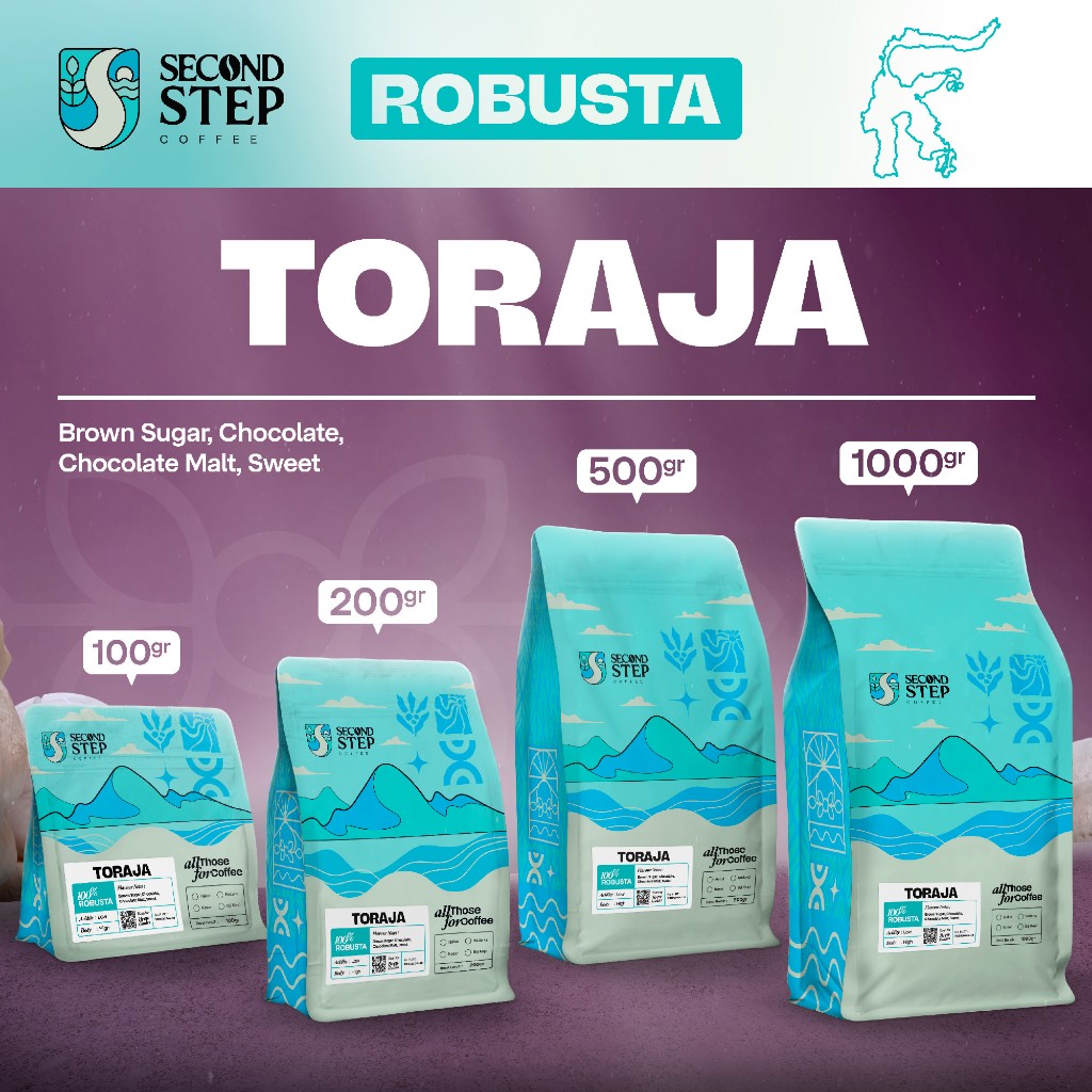 

Kopi Robusta Toraja Mamasa Sulawesi Coffee Bean Espresso Roasted Beans