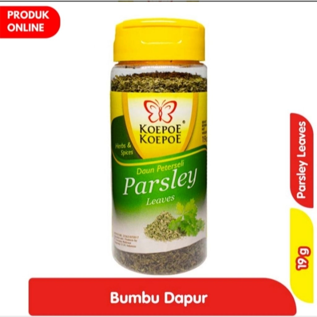 

Koepo Koepo Daun Parsley Bumbu Dapur Botol 19 g