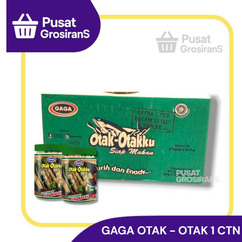 

Gaga Otak-Otakku 1 Karton isi 6 Toples
