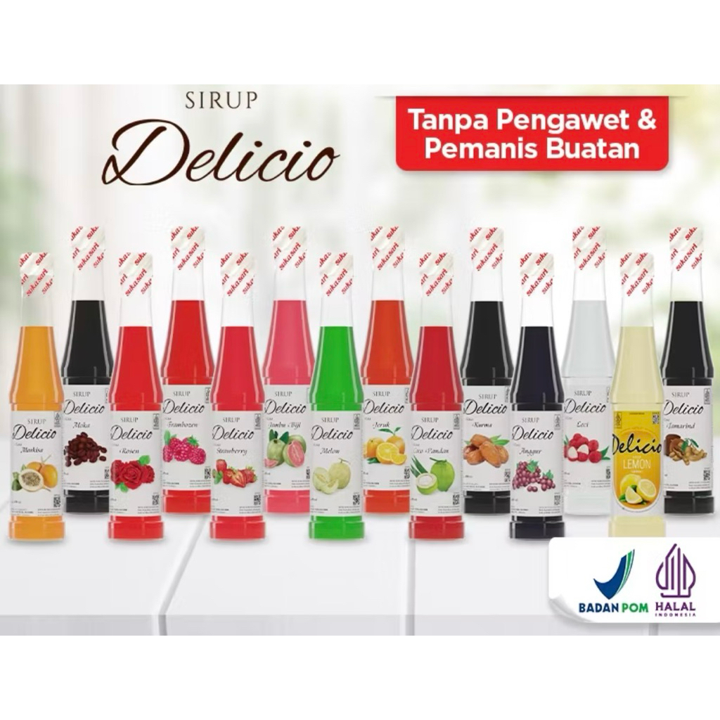 

sirup Delicio 450 ml botol plastik