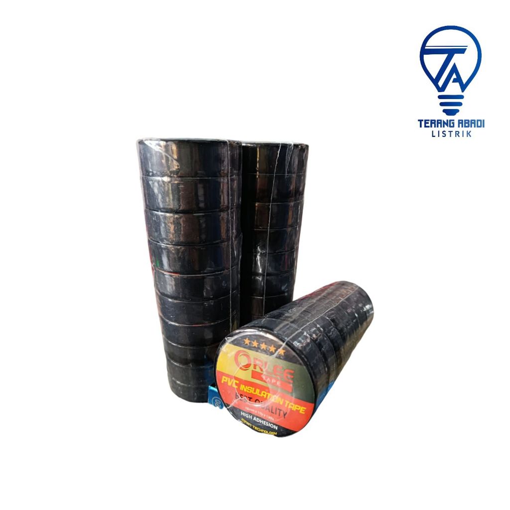 

ISOLASI HITAM ORLEE 18MM X10 YARD 10PCS
