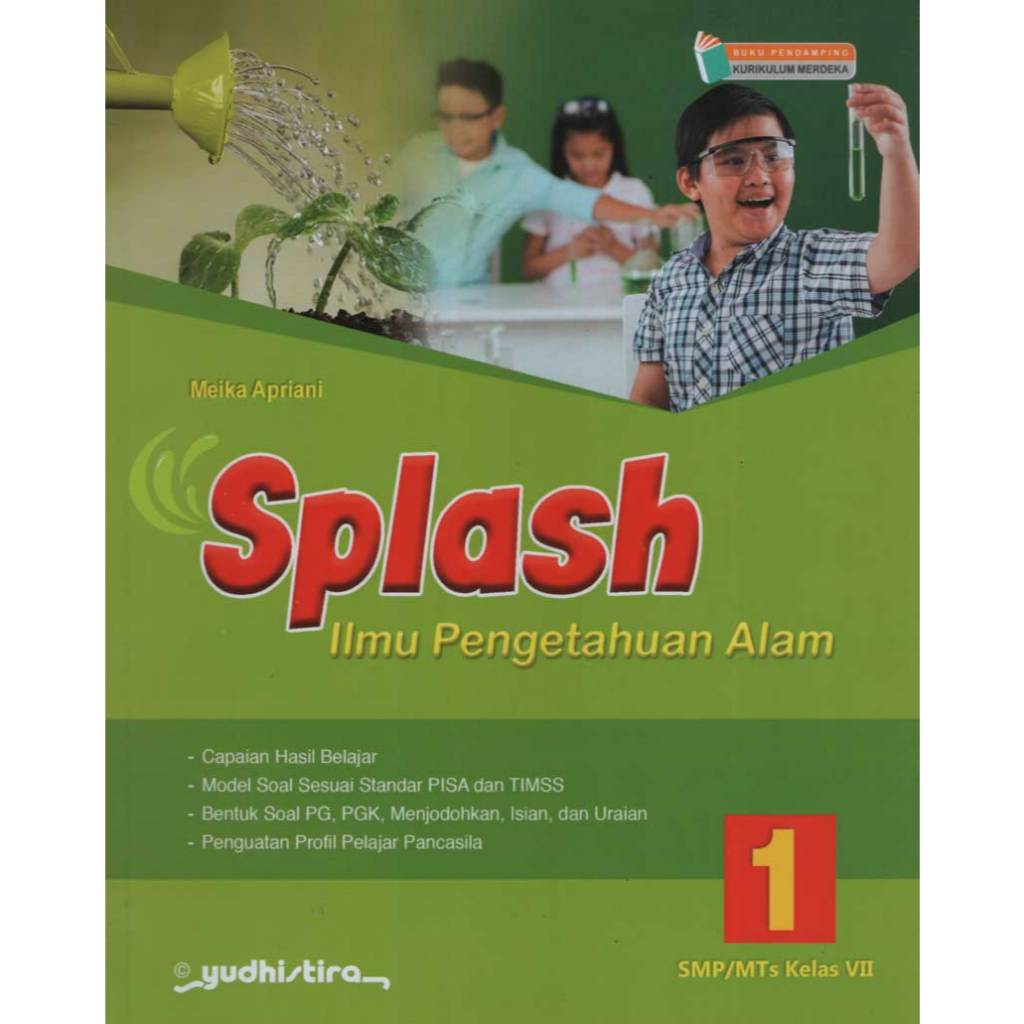 BUKU SEKOLAH PENERBIT  YUDHISTIRA SMP - SPLASH IPA SMP Kelas VII, VIII, IX / OSN IPA SMP