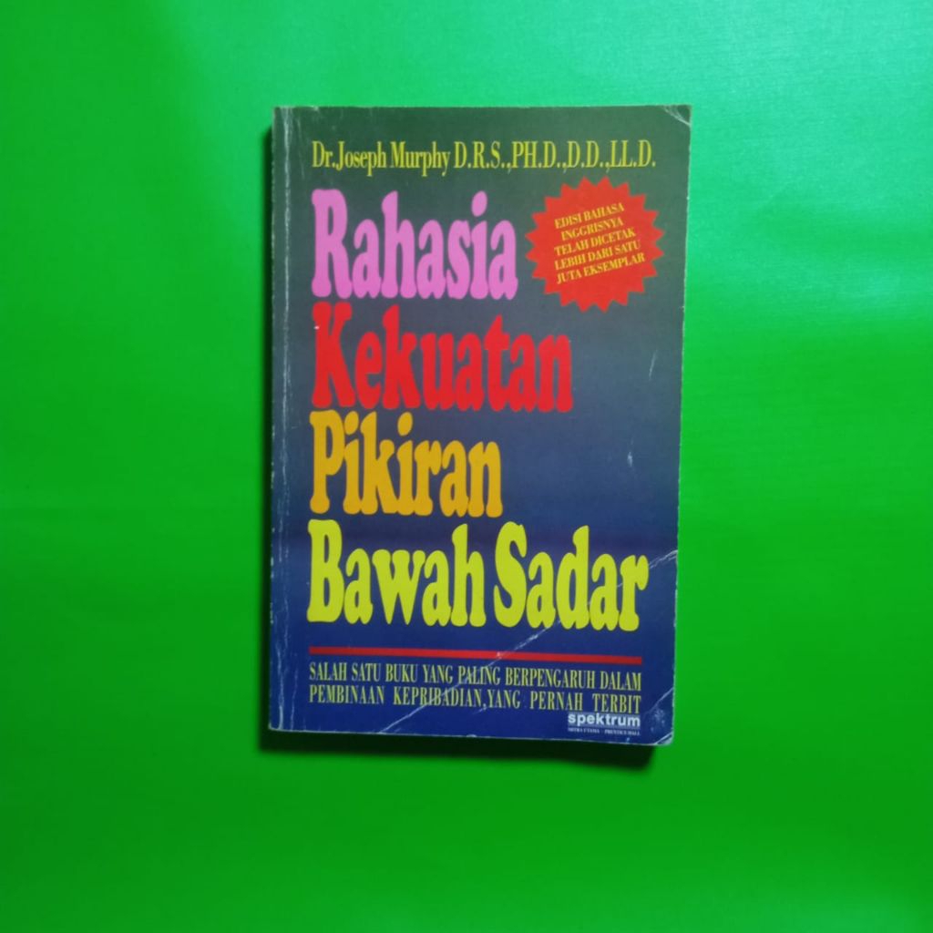 ORIGINAL Buku Rahasia Kekuatan Pikiran Bawah Sadar - Dr. Joseph Murphy