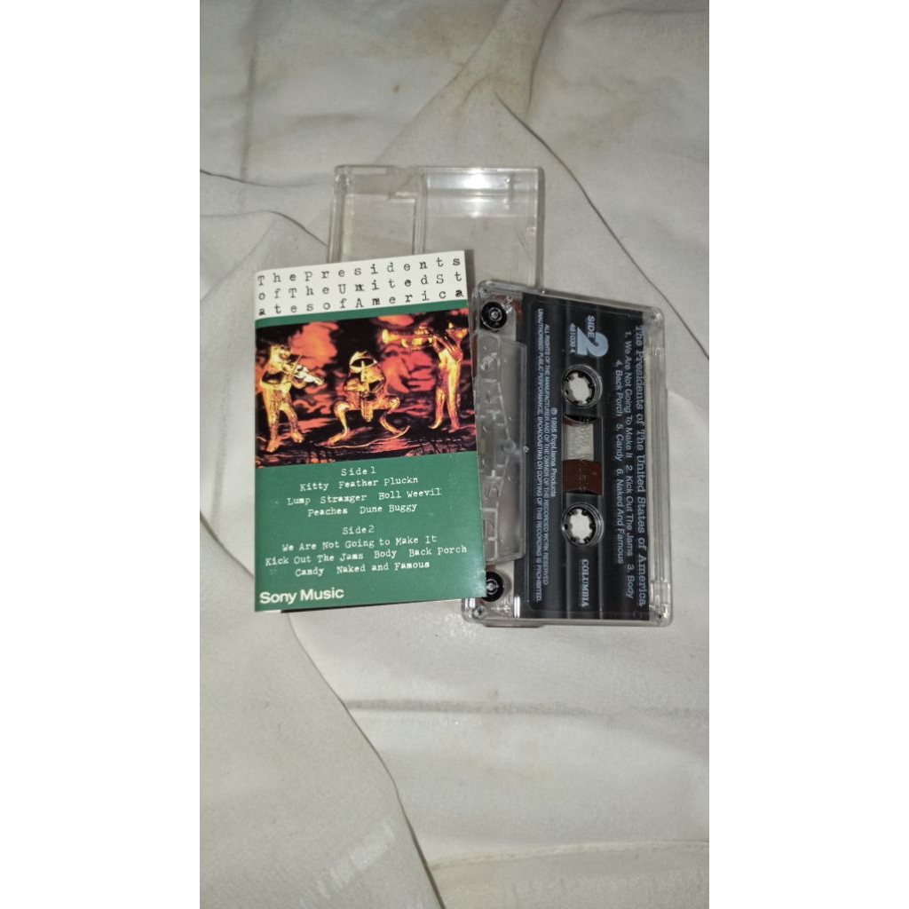 Kaset Rilisan Malaysia The Presidents Of The United States Of America Album s/t