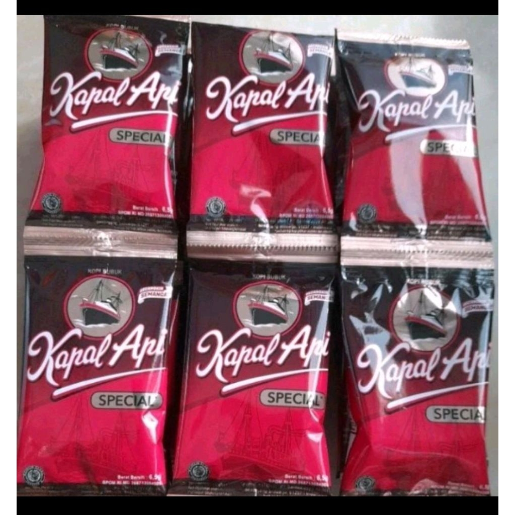 

2 Renteng Kopi kapal api mini spesial tanpa gula kemasan 6,5 gr