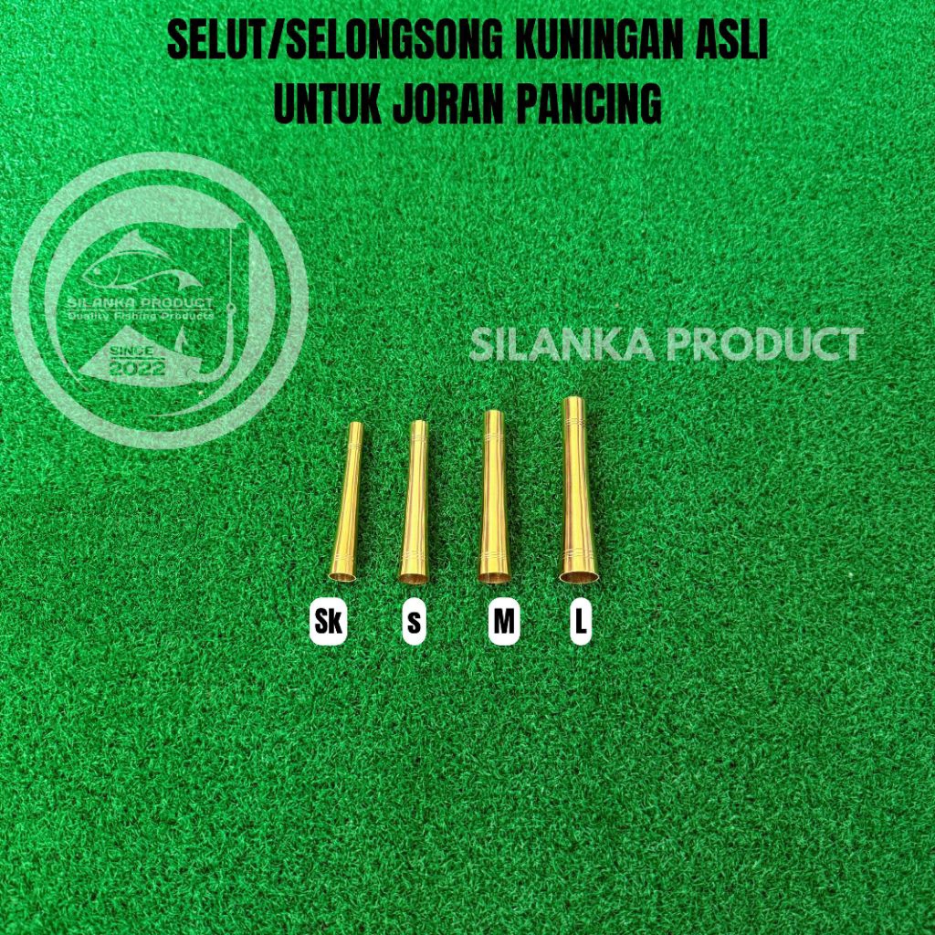 Selut/ Selongsong Kuningan Asli Untuk Joran Timbang