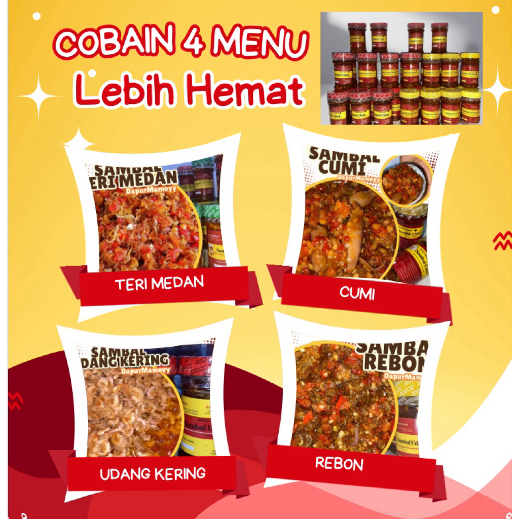 

Cobain 4 Varian Sambal Lebih Nikmat dan Hemat