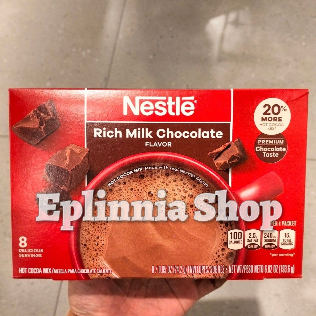 

Nestle Hot Cocoa Mix Classic Rich Milk Chocolate Flavor 193 gr