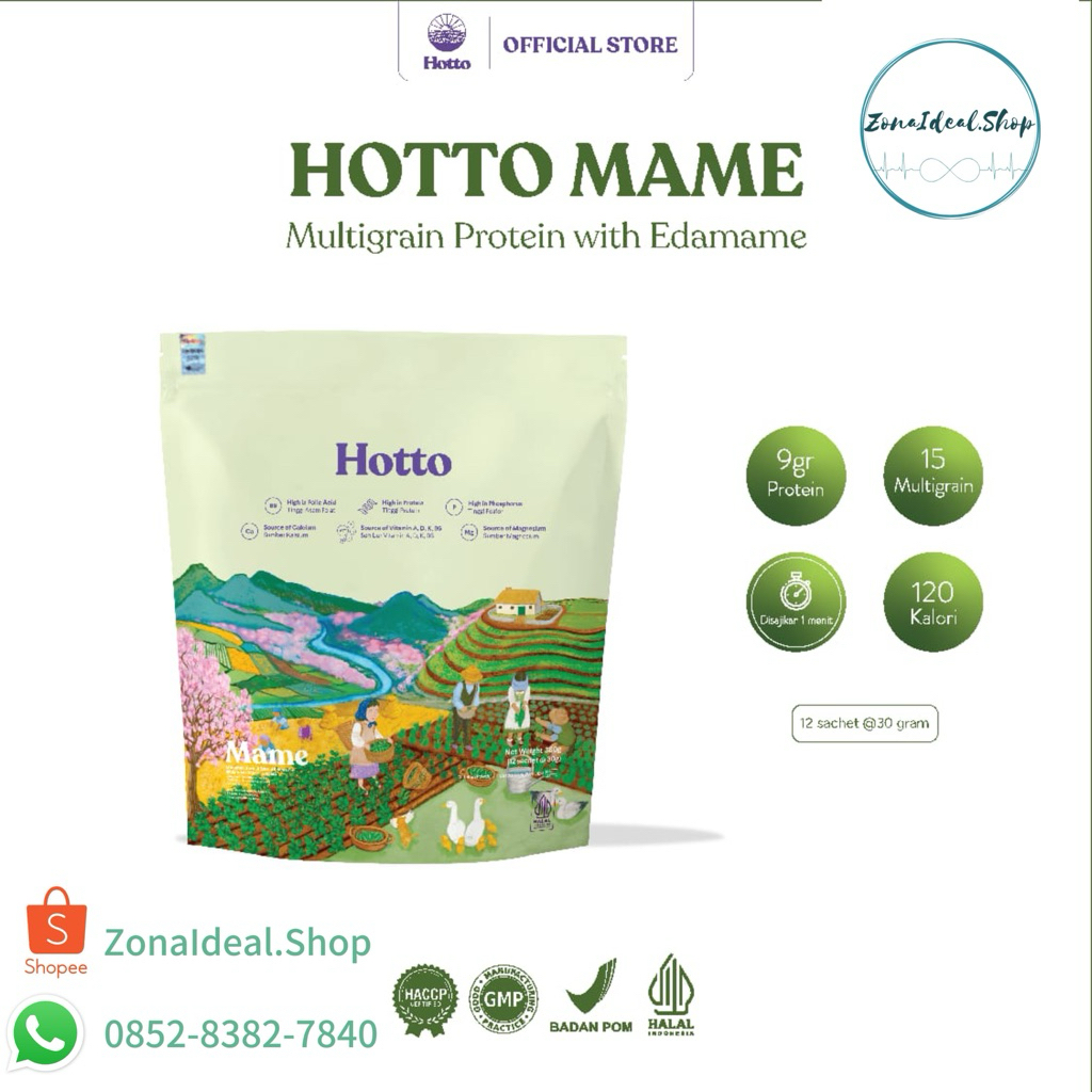 

HOTTO MAME (POUCH) MULTIGRAIN WITH EDAMAME