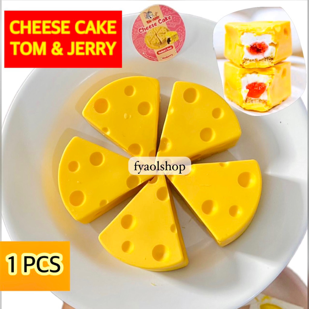 

CHEESE CAKE TOM & JERRY VIRAL LEMBUT DAN LUMER